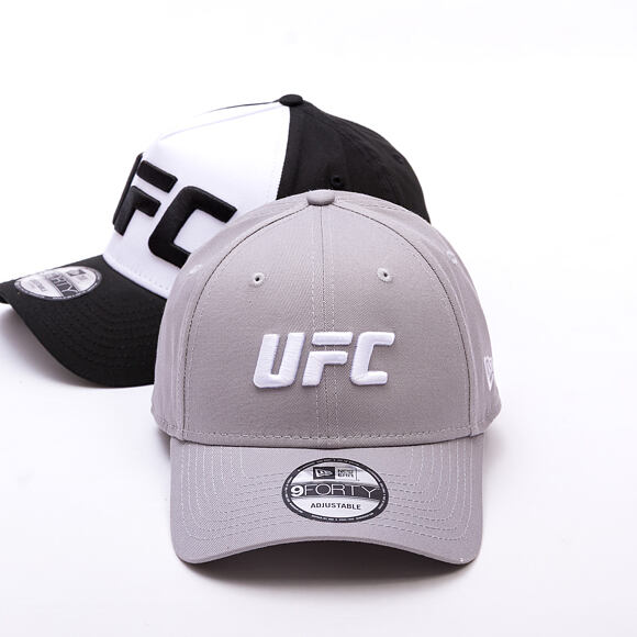 Kšiltovka New Era - UFC MMA Core 9FORTY - Grey / White