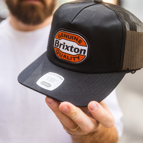 Kšiltovka Brixton Keaton MP Trucker Hat - Black/Black