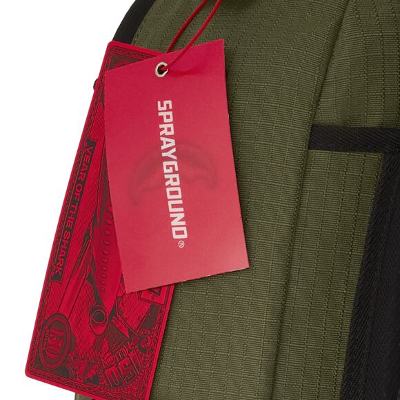 Sprayground - Nylon Shark Central Army Dlx-Ripstop Backpack 