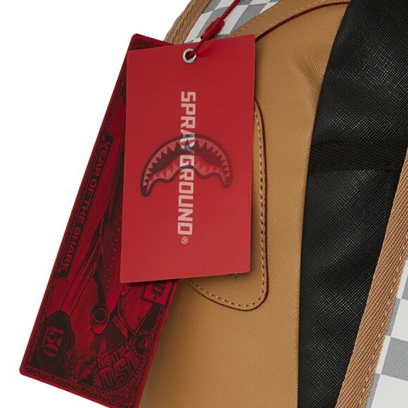 Sprayground - House Of Cream Check Dlx Backpack 