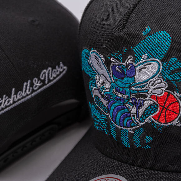 Cap Mitchell & Ness - NBA Tilted Pro Snapback Hwc - Charlotte Hornets - Black