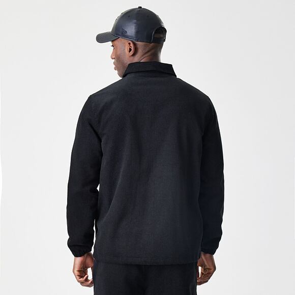 Jacket New Era - Branded Cord Coach Jacket - Black