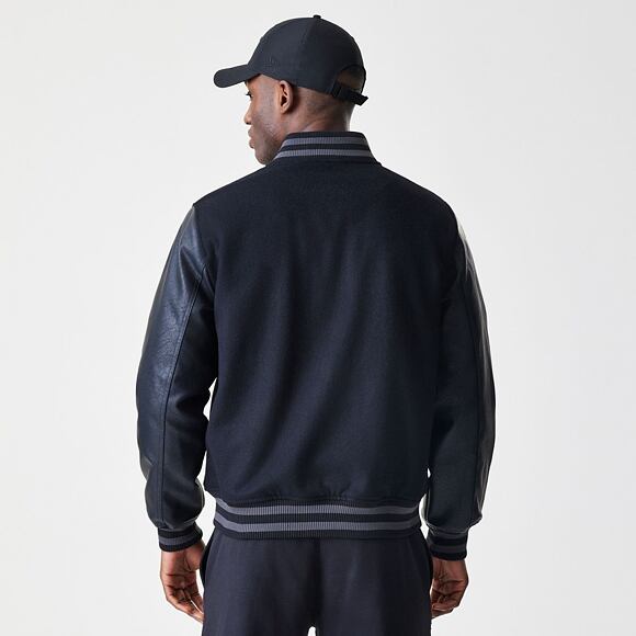 Jacket New Era - NBA Tonal Patch Varsity - Chicago Bulls - Black