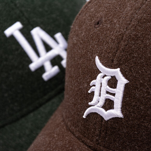 Cap New Era - MLB Melton Wool 9FORTY - Detroit Tigers - Brown / White