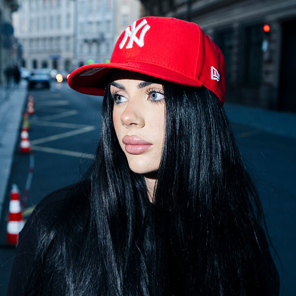 Cap New Era - MLB Basic 59FIFTY - NY Yankees - Scarlet / White