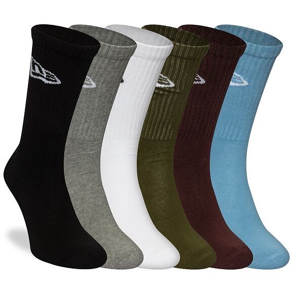 Socks New Era - Flag Crew Socks 6pk - Multi Color