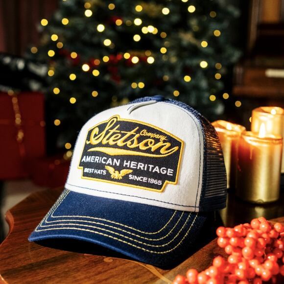 Stetson Amarican Heritage 7751103 27 Navy/White Cap