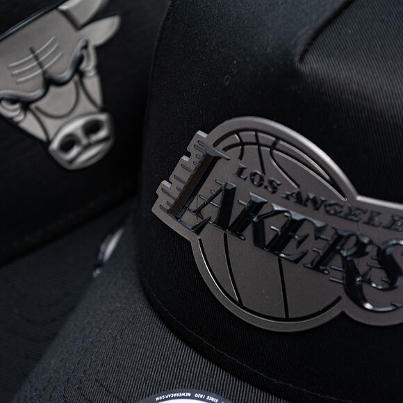 Cap New Era - NBA Metallic 9FORTY A-Frame - LA Lakers - Black