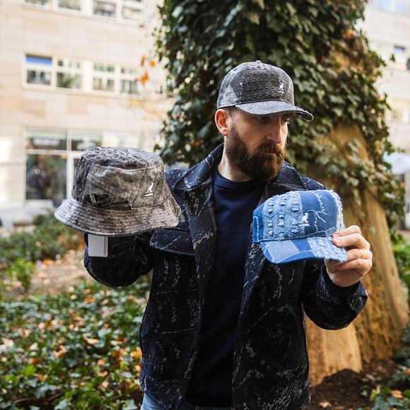 Cap Kangol - TRENDS PACK - Denim Mashup Baseball - Medium Blue