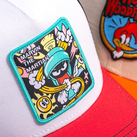 Cap Capslab - Trucker Looney Tunes - Marvin The Martian - White / Red