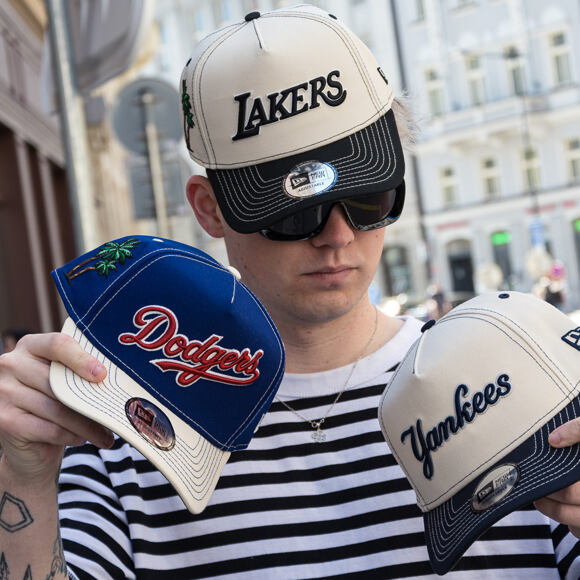 Cap New Era - MLB City Icon 9FORTY A-Frame - LA Dodgers - Royal / Cream