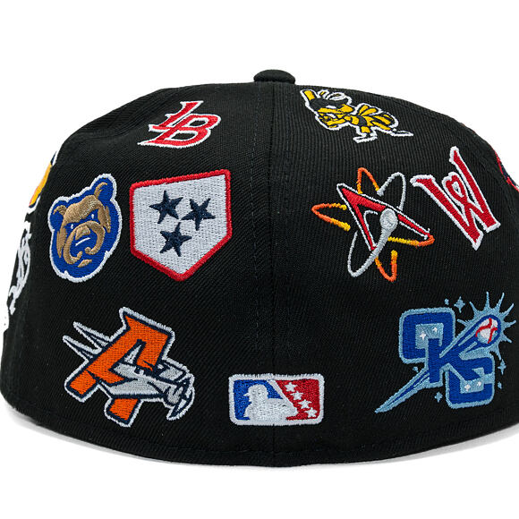 Cap New Era - MiLB All Over Logo 59FIFTY - Black