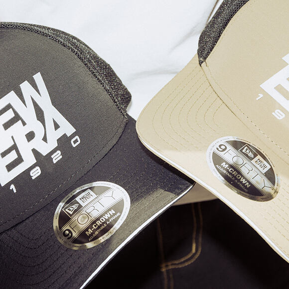 Cap New Era - Branded Reflective 9FORTY M-CROWN A-Frame Trucker - Black