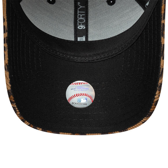Kids Cap New Era - MLB Leopard Cord 9FORTY - NY Yankees - Stone / Black