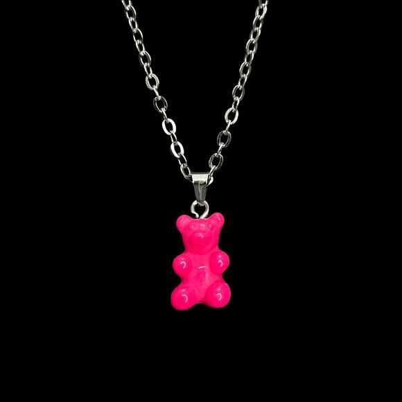 Chain Fainz - Mono Bear Chain - Pink Mono