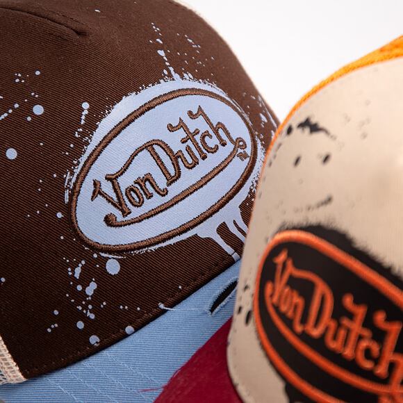Cap Von Dutch - Baseball - Print & Embroidery - Black / Light Blue