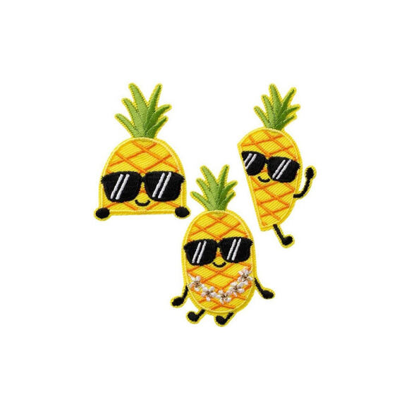 Patch Monoquick - Ananasy 6 x 3,9 cm
