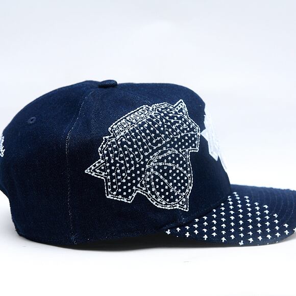 Cap Mitchell & Ness - NBA Run Stitch Pro Snapback - New York Knicks - Blue