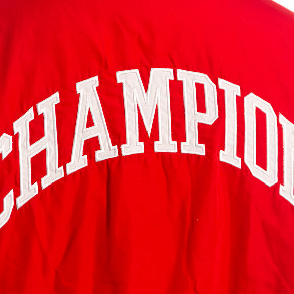 Jacket Champion - Varsity Red Bomber Jacket