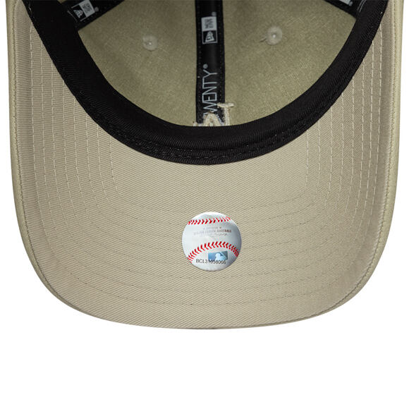 Womens Cap New Era - MLB Washed Pu 9TWENTY - LA Dodgers - Stone