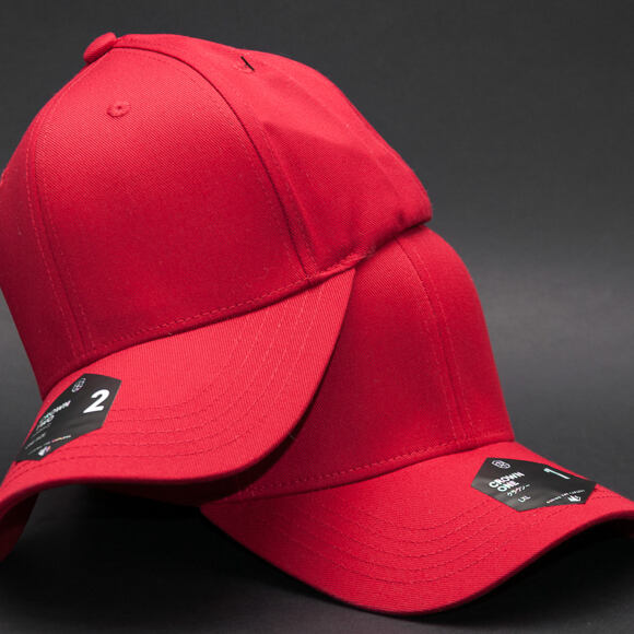 State of WOW Crown 2 Baseball Red Velcro Strapback Cap