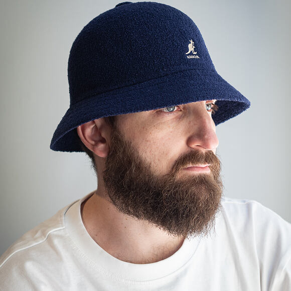 Kangol Bermuda Casual Navy Bucket Hat