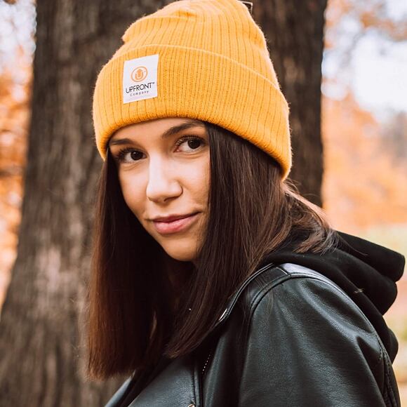 UPFRONT Stranded Beanie Yellow