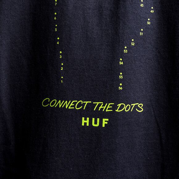 HUF Connect The Dots T-Shirt Black Tee