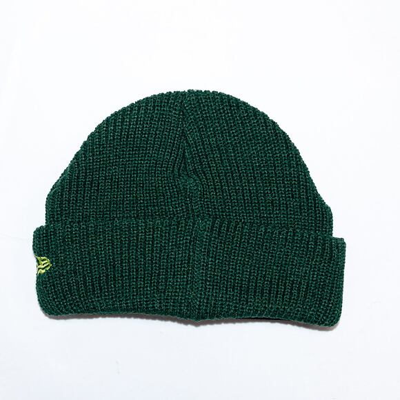New Era Rib Short Cuff Beanie Green