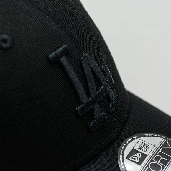 New Era 9FORTY Los Angeles Dodgers League Essential 2 Black/Black Cap