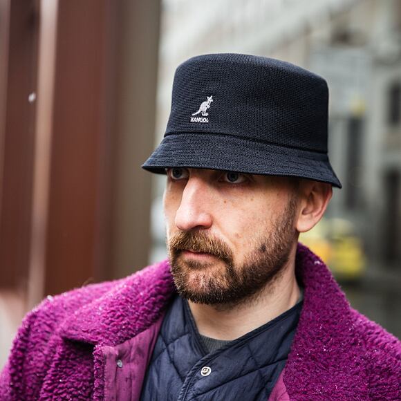 Kangol K3299HT Tropic Bin Black Bucket Hat
