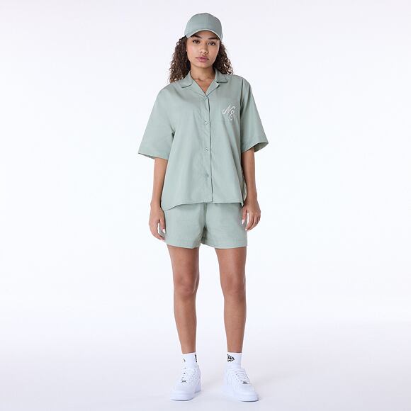 Dámské Kraťasy New Era - Cotton Shorts - Mint Green
