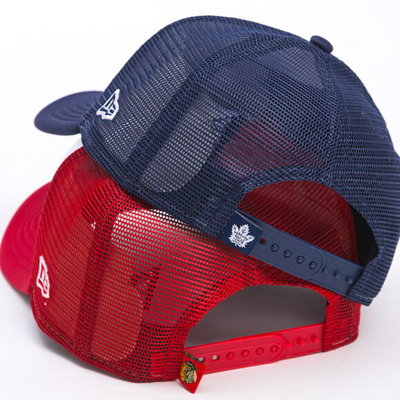 Kšiltovka New Era - 9FORTY A-Frame NHL Distressed - Chicago Blackhawks - Team Color
