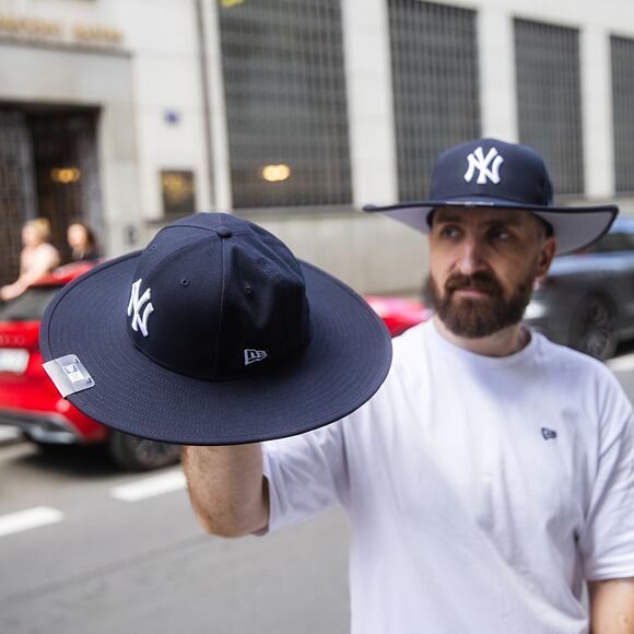 Klobouk New Era - MLB "Image Drop" Fitted Fedora 59FIFTY - NY Yankees - Navy