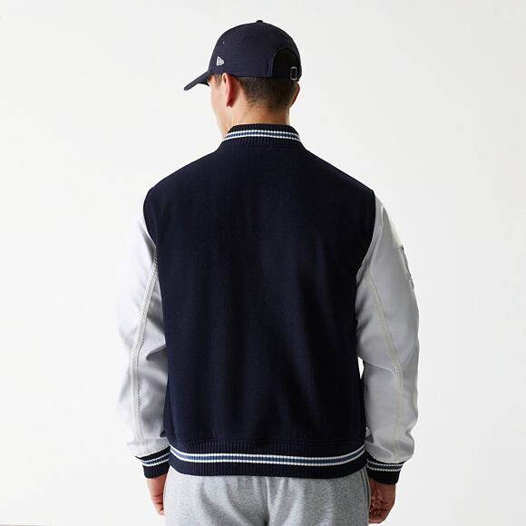 Bunda New Era - MLB Wordmark Varsity Jacket - LA Dodgers - Navy