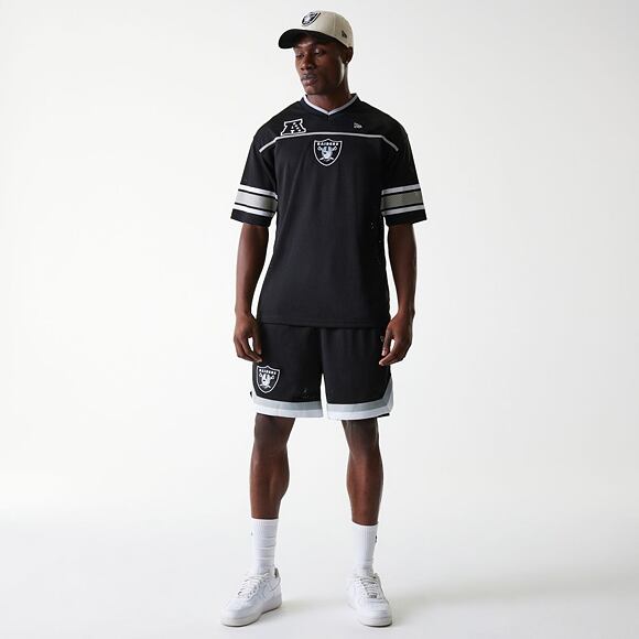 Kraťasy New Era - NFL Mesh Shorts - Las Vegas Raiders - Black