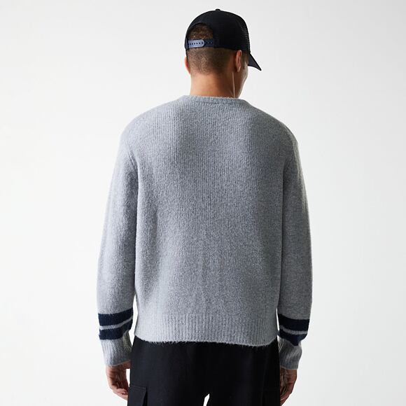 Svetr New Era - MLB Sweater Knit - NY Yankees - Heather Grey