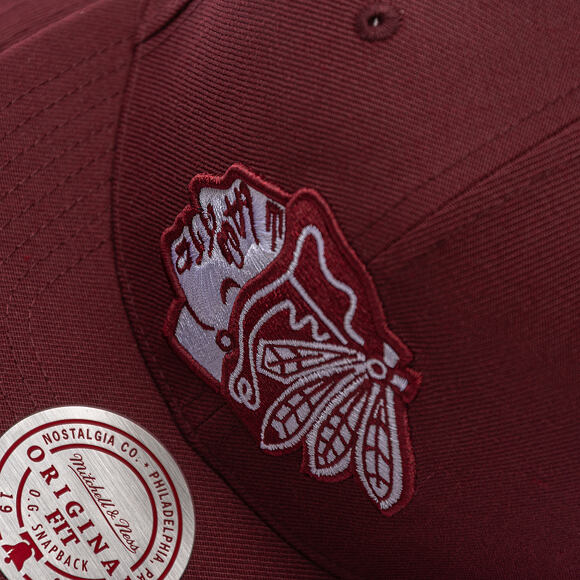 Cap Mitchell & Ness - NHL Fashion Basic Snapback - Chicago Blackhawks - Dark Purple