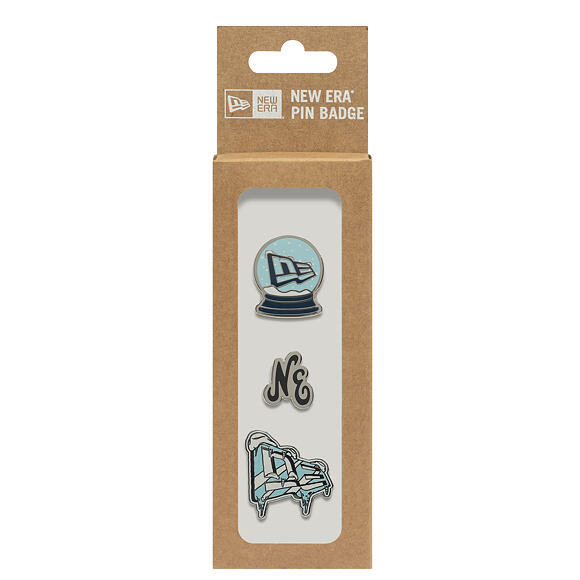 Pin New Era - Branded 3× Cap Pin Set - Silver