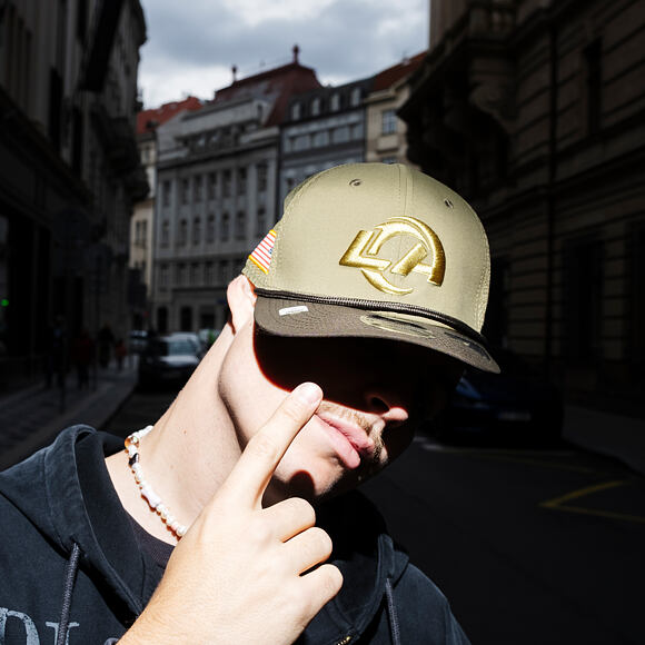 Cap New Era - NFL25 "Salute to Service" - 9SEVENTY Stretch-Snap - Los Angeles Rams 