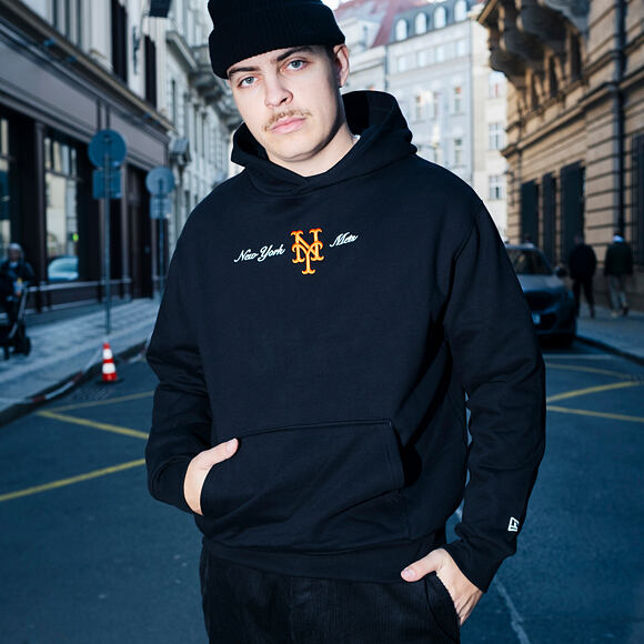 Sweatshirt New Era - MLB Graphic Oversized Hoody - NY Mets - Black