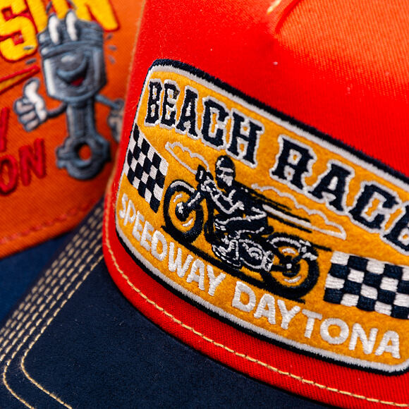 Stetson - Trucker Cap Beach Race by FWS - Blue/Orange