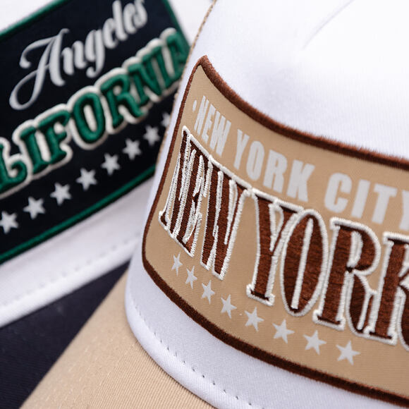 Cap New Era - Branded Location Patch 9FORTY Trucker - Camel