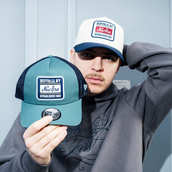 Cap New Era - Branded Patch 9FORTY Trucker - Pine Green