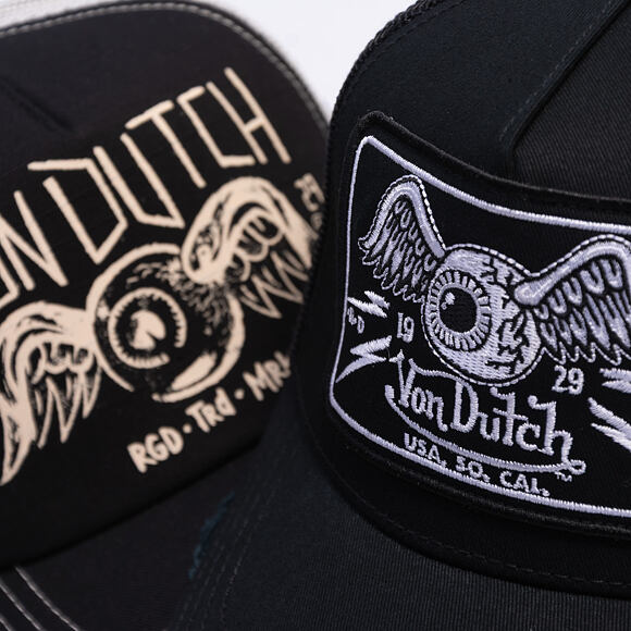 Cap Von Dutch - Trucker - Eye Out Logo Black