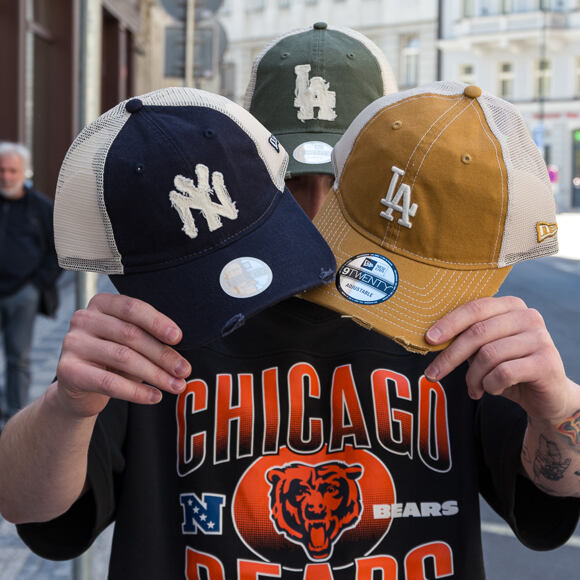 Cap New Era - MLB Cotton Canvas Trucker 9TWENTY - LA Dodgers - Dusted Ochre