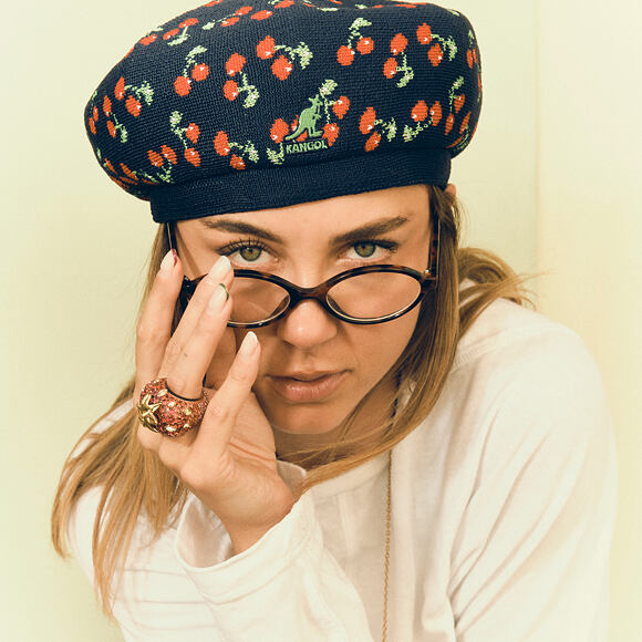 Beret Kangol - Tropic Cherry Jax Beret - Navy