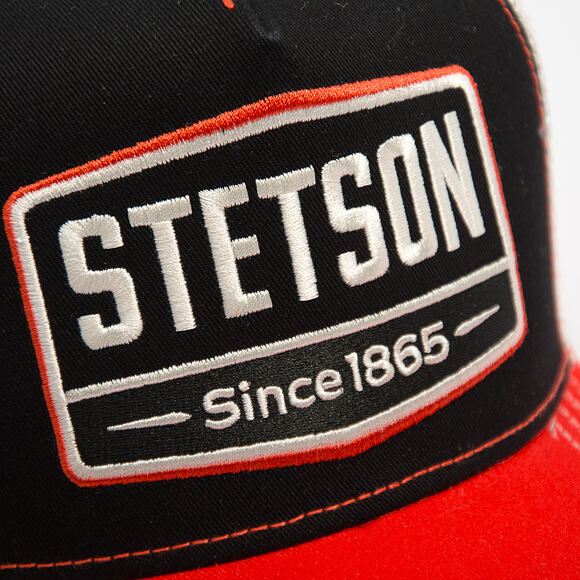 Cap Stetson - Gasoline Trucker - Black / Red
