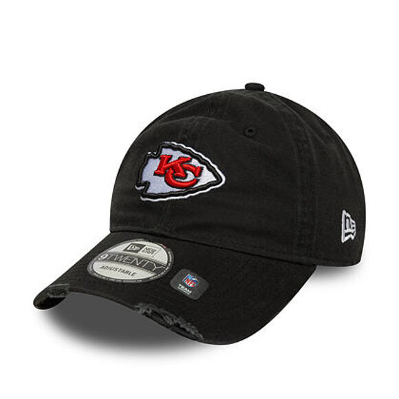 Cap New Era - NFL Wash & Distressed 9TWENTY - Kansas City Chiefs - Black