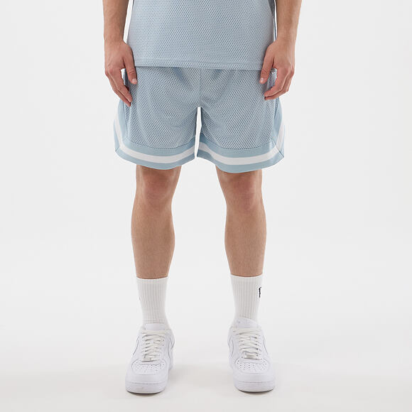 Shorts New Era - Branded Oversized Mesh Shorts - Sky Blue